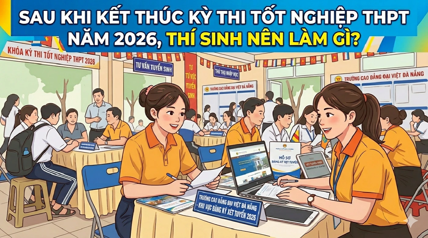 SAU KHI KẾT THÚC KỲ THI TỐT NGHIỆP THPT NĂM 2026, THÍ SINH NÊN LÀM GÌ?