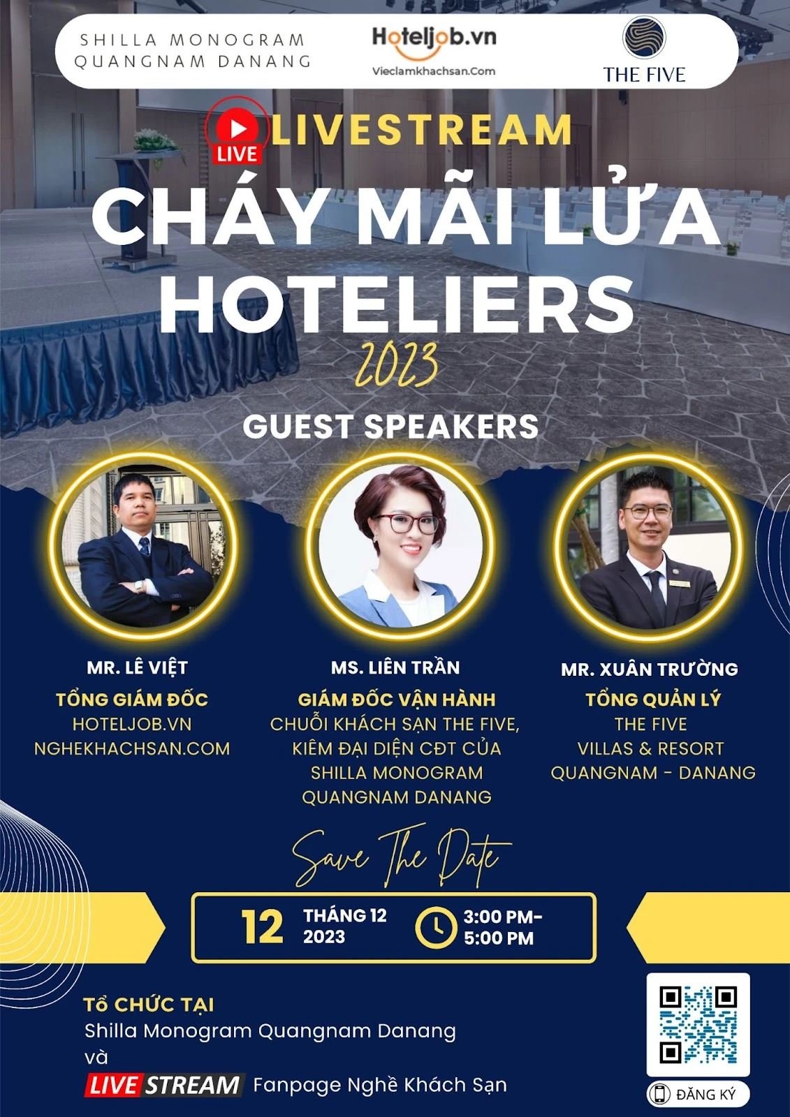 Talkshow “Cháy Mãi Lửa Nghề Hoteliers 2023” – Gắn Kết Sinh Viên & Doanh Nghiệp | Trường Cao Đẳng Đại Việt Đà Nẵng