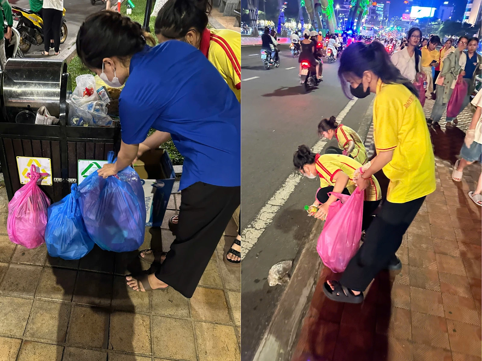 Tuổi Trẻ Đại Việt Đà Nẵng Chung Tay Dọn Rác Tại Khai Mạc Lễ Hội Pháo Hoa Quốc Tế Đà Nẵng 2025 | Hoạt Động Sinh Viên