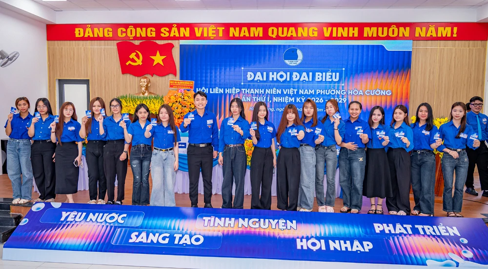 TUỔI TRẺ ĐẠI VIỆT THAM DỰ ĐẠI HỘI HỘI LHTN VIỆT NAM PHƯỜNG HÒA CƯỜNG NHIỆM KỲ 2026 - 2029