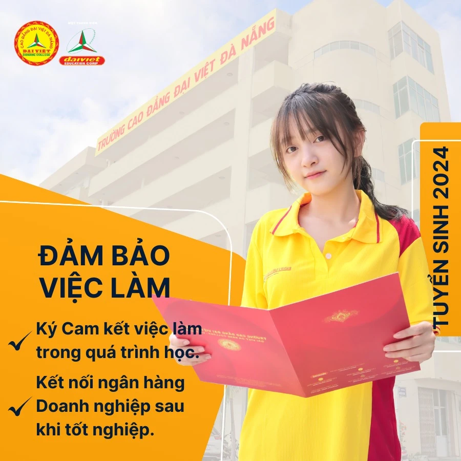 Tuyển Sinh 2024 – Trường Cao Đẳng Đại Việt Đà Nẵng | Đào Tạo Thực Hành – Cam Kết Việc Làm