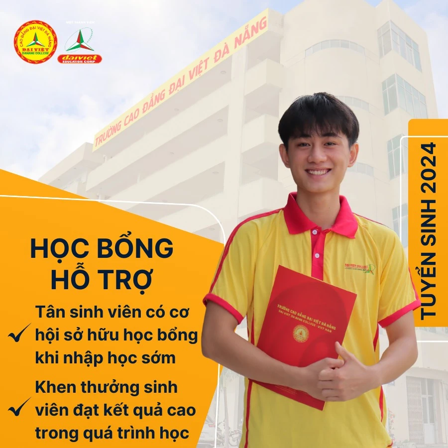 Tuyển Sinh 2024 – Trường Cao Đẳng Đại Việt Đà Nẵng | Đào Tạo Thực Hành – Cam Kết Việc Làm