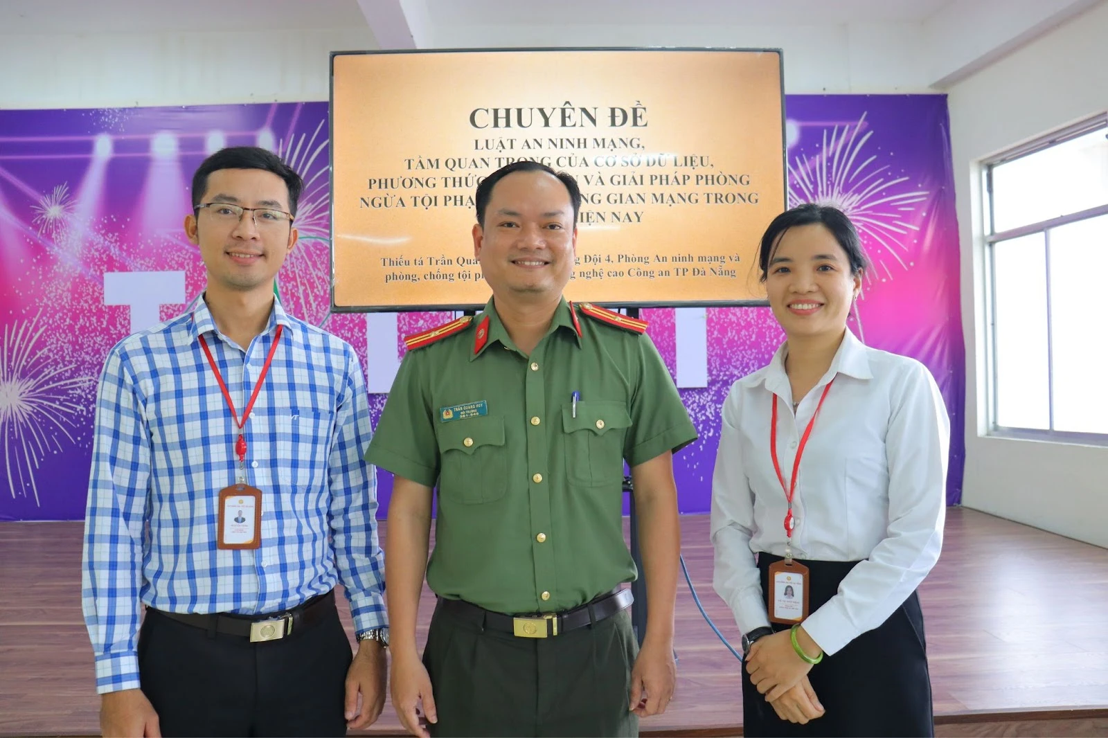 Tuyên truyền kiến thức An ninh mạng cho sinh viên K22 | Trường Cao Đẳng Đại Việt Đà Nẵng