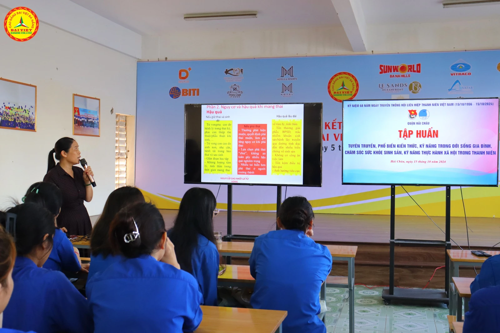 Tuyên Truyền & Tập Huấn Sức Khỏe Sinh Sản – Hoạt Động Sinh Viên Trường Cao Đẳng Đại Việt Đà Nẵng