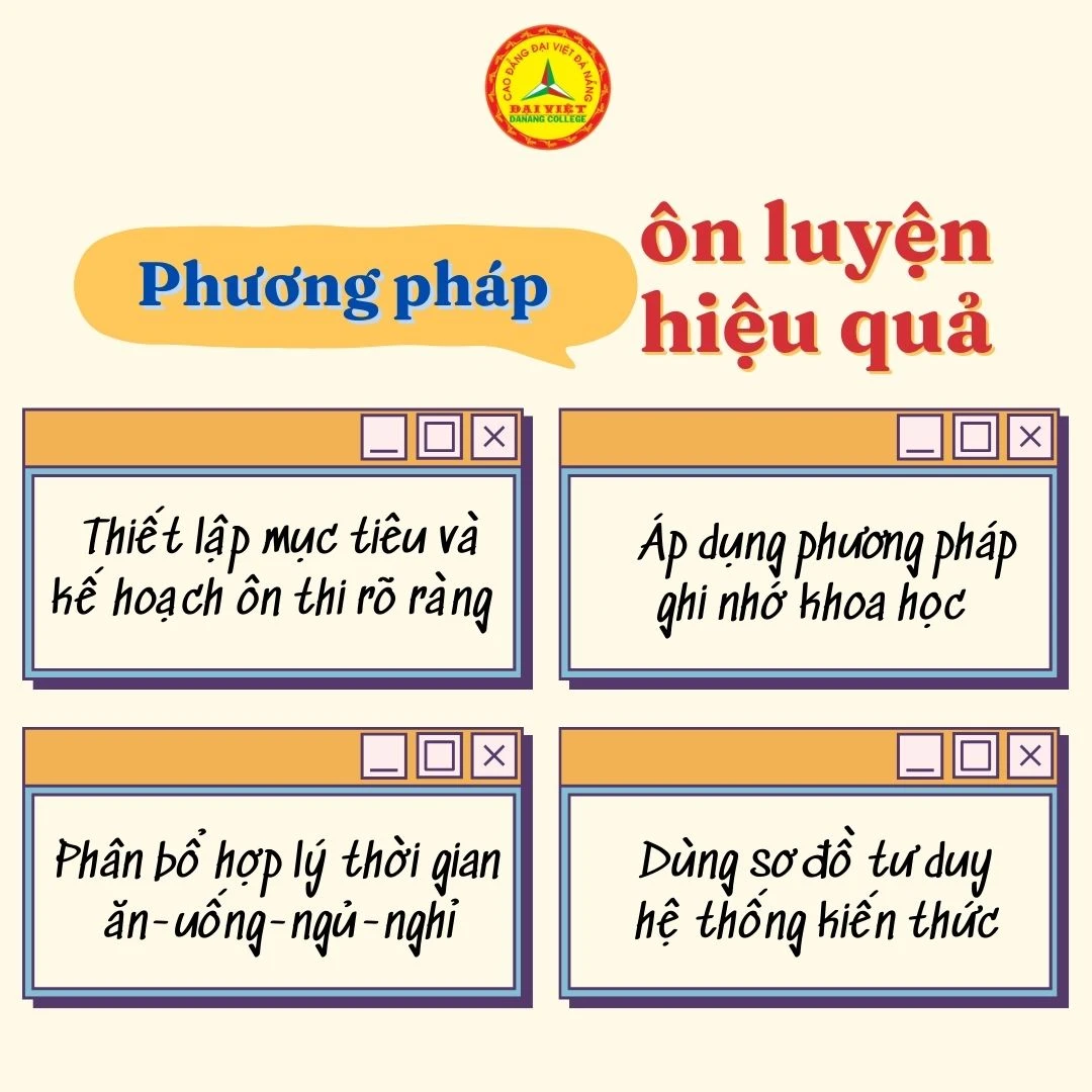 Tuyệt Chiêu Ôn Thi Nước Rút Cho 2k6 – Bí Quyết Bứt Phá | Trường Cao Đẳng Đại Việt Đà Nẵng