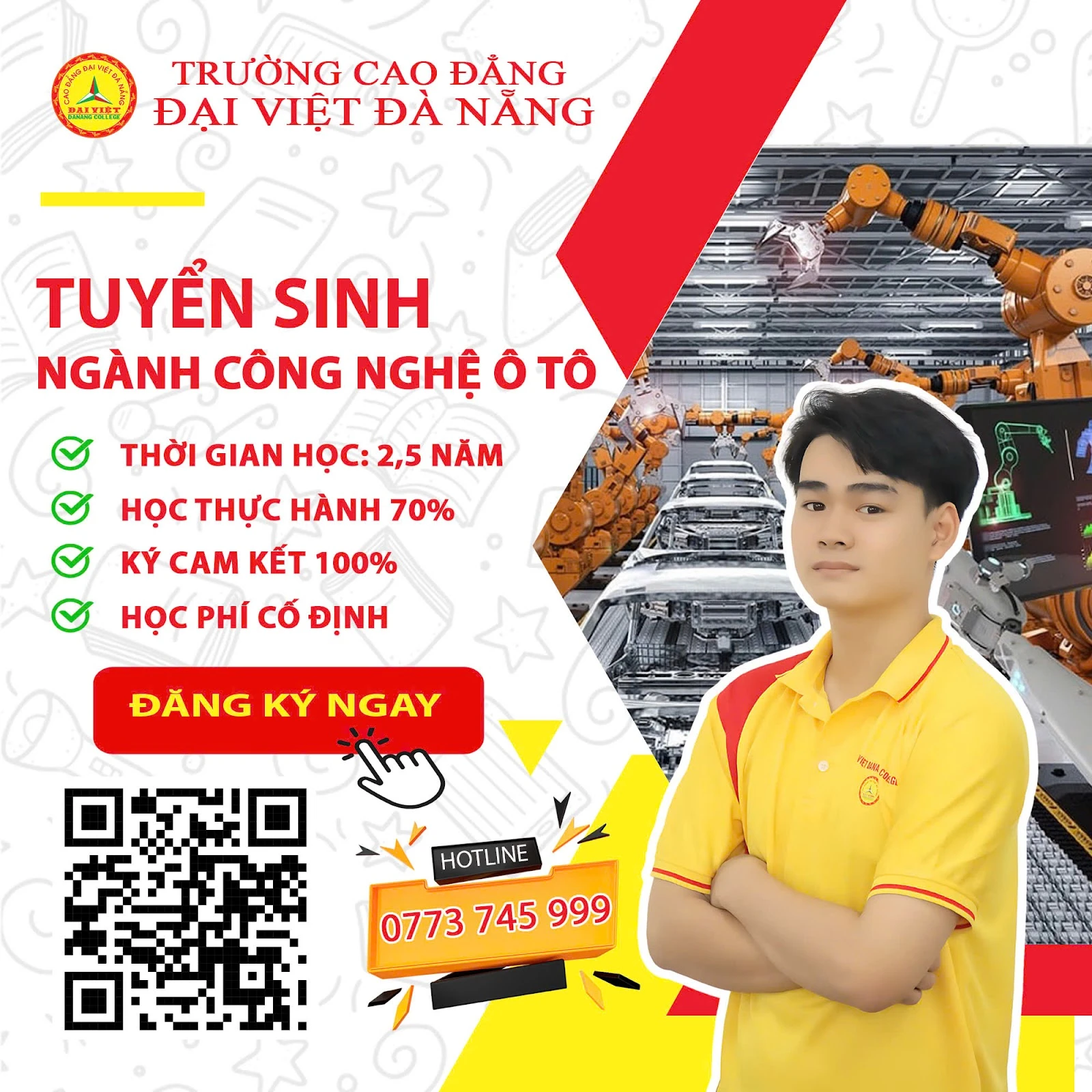 Xét Học Bạ 2025 Săn Học Bổng Giá Trị Tại Trường Cao Đẳng Đại Việt Đà Nẵng