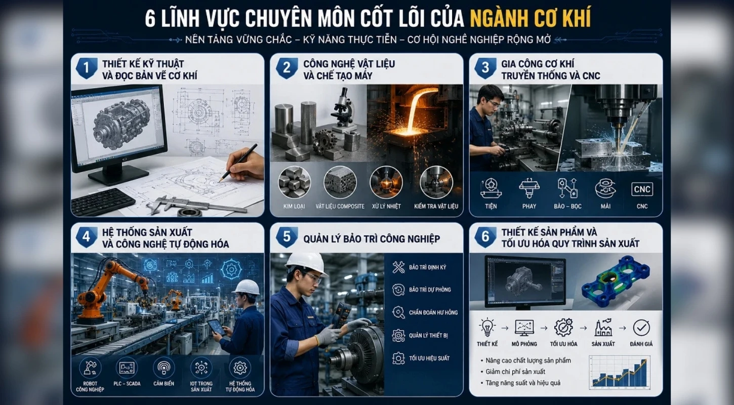 CHỌN NGÀNH CÔNG NGHỆ KỸ THUẬT CƠ KHÍ CHỌN CON ĐƯỜNG TẠO RA GIÁ TRỊ | Trường Cao Đẳng Đại Việt Đà Nẵng