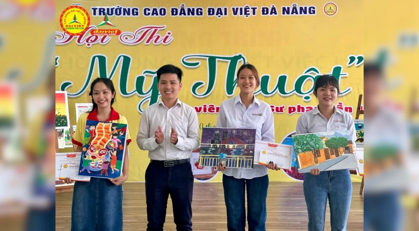 Cuộc Thi Mỹ Thuật “Quê Hương Ngày Mới” – Sân Chơi Sáng Tạo Của Khoa Sư Phạm | Trường Cao Đẳng Đại Việt Đà Nẵng
