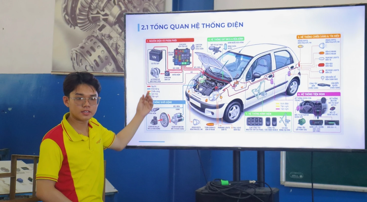 ĐAM MÊ XE - CHỌN NGAY KHOA CÔNG NGHỆ Ô TÔ ĐẠI VIỆT ĐÀ NẴNG: HỌC THỰC CHẤT, LÀM THỰC TẾ! | Trường Cao Đẳng Đại Việt Đà Nẵng
