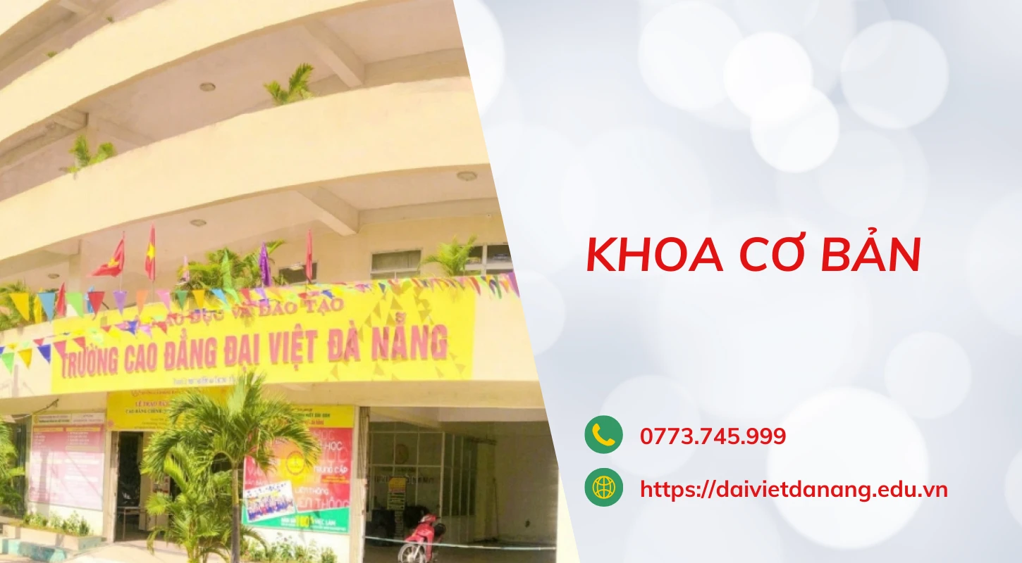 Giới Thiệu Khoa Cơ Bản Trường Cao Đẳng Đại Việt Đà Nẵng | Trường Cao Đẳng Đại Việt Đà Nẵng