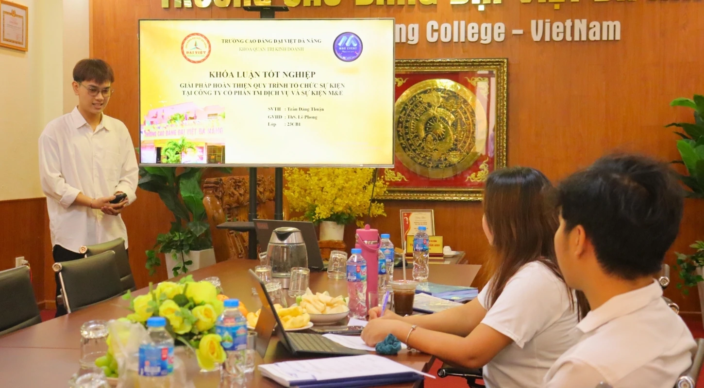 TĂNG CƯỜNG KẾT NỐI DOANH NGHIỆP – ĐƯA SINH VIÊN NGÀNH QUẢN TRỊ KHÁCH SẠN ĐI THỰC TẬP THỰC TẾ | Trường Cao Đẳng Đại Việt Đà Nẵng