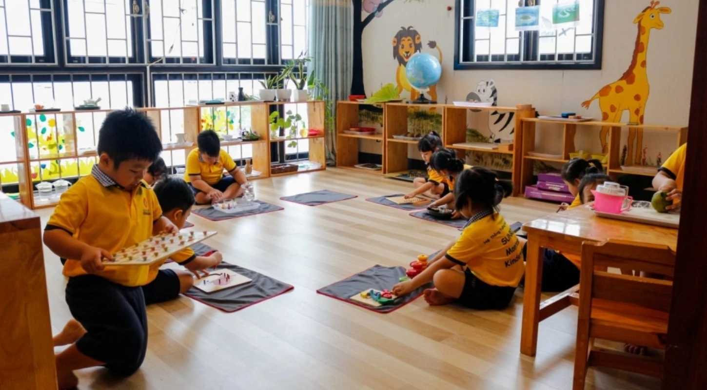 Ứng Dụng Phương Pháp Giáo Dục Montessori Trong Sinh Hoạt Hằng Ngày Của Trẻ | Trường Cao Đẳng Đại Việt Đà Nẵng