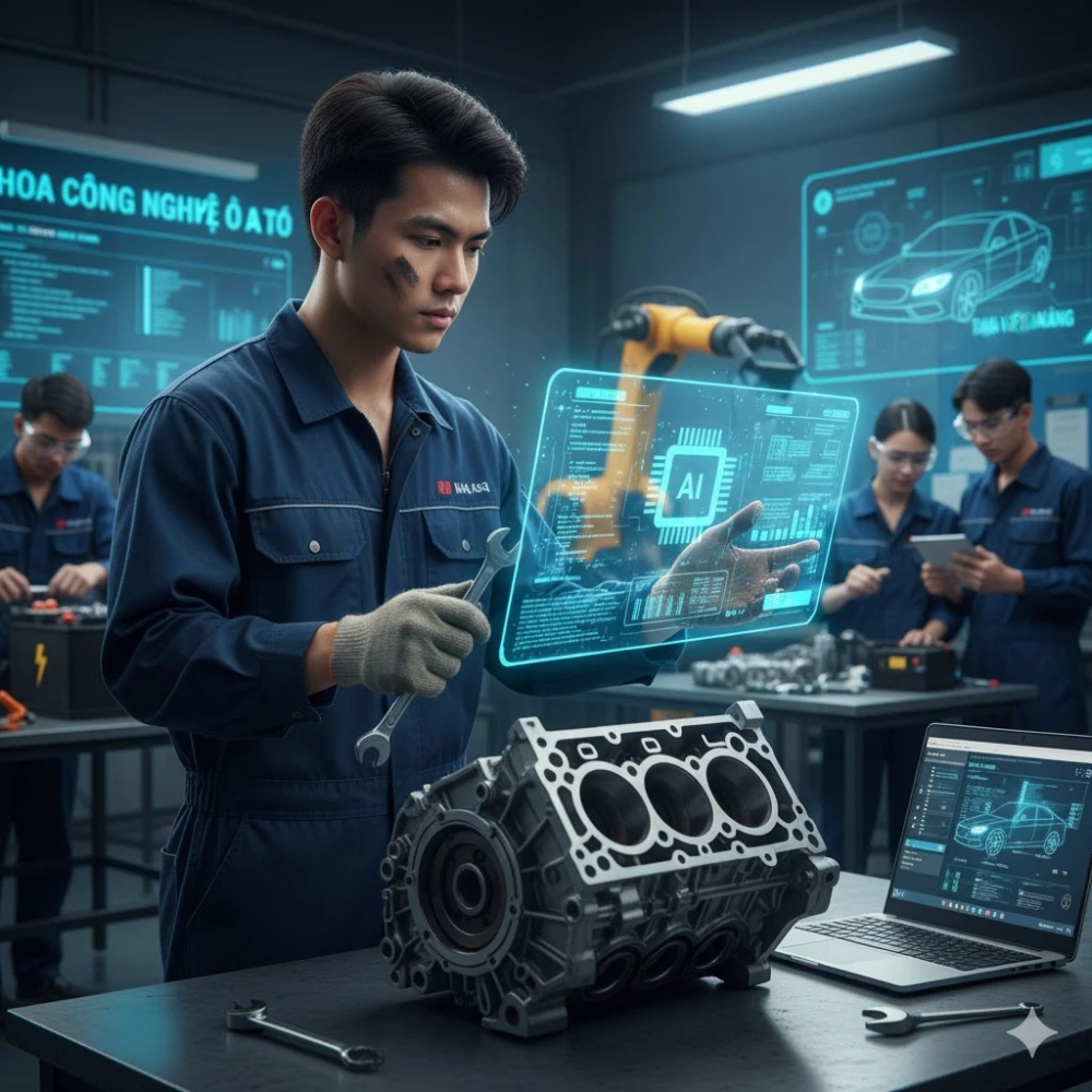 Khoa Công Nghệ Ô Tô – Trường Cao Đẳng Đại Việt Đà Nẵng | Hành Trình Chế Tạo Tương Lai
