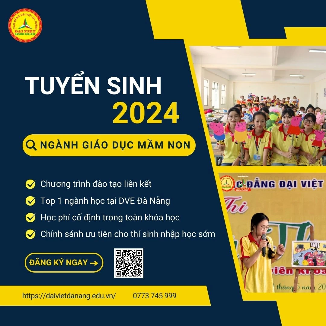Giáo dục Mầm non – Đào tạo tại Trường Cao Đẳng Đại Việt Đà Nẵng | Khoa Sư phạm