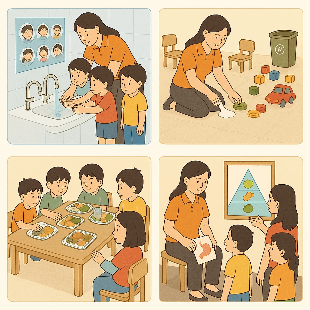 Tìm hiểu học phần Vệ sinh Dinh dưỡng trong ngành Giáo dục Mầm non | Trường Cao Đẳng Đại Việt Đà Nẵng – Khoa Sư Phạm