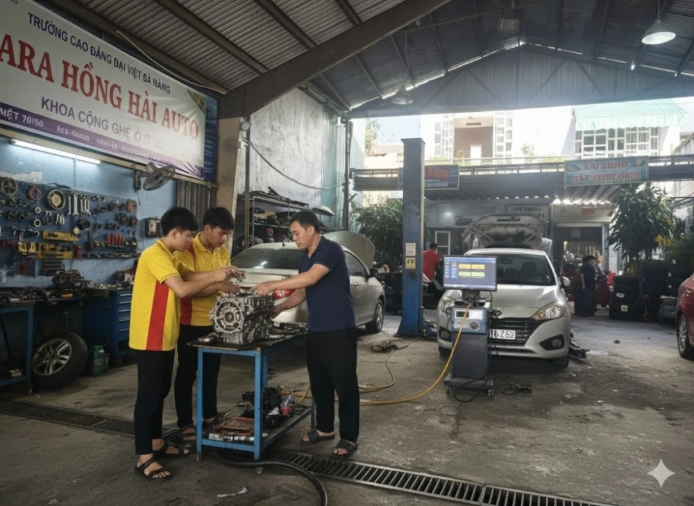 TỪ BẢN VẼ ĐẾN KHOANG MÁY: BÀI HỌC "THỰC CHIẾN" CỦA SINH VIÊN ĐẠI VIỆT