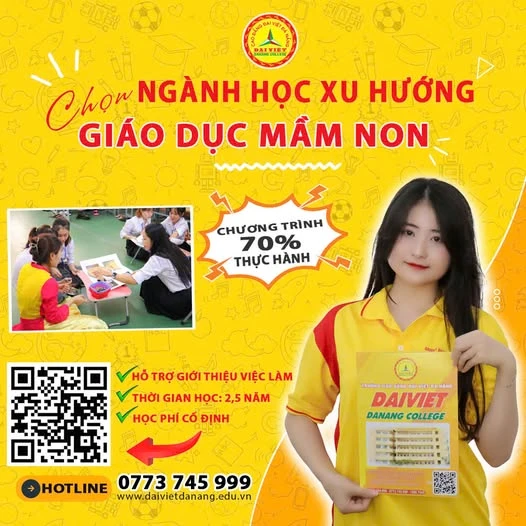 Vì sao nên chọn Giáo dục Mầm non tại Trường Cao Đẳng Đại Việt Đà Nẵng – Khoa Sư Phạm