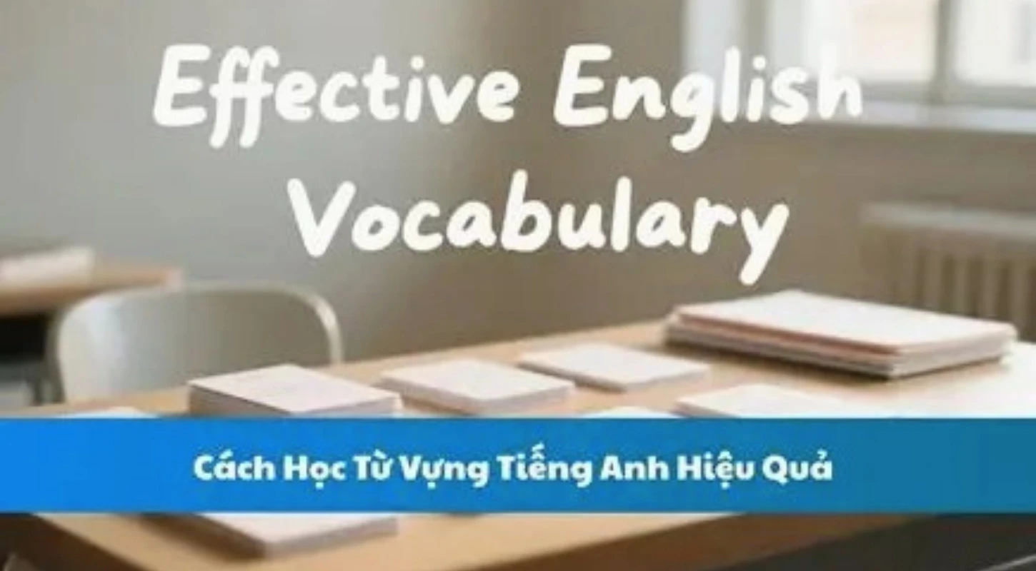 HỌC TỪ VỰNG HIỆU QUẢ – BÍ QUYẾT XÂY DỰNG NỀN TẢNG VỮNG CHẮC KHI HỌC NGOẠI NGỮ