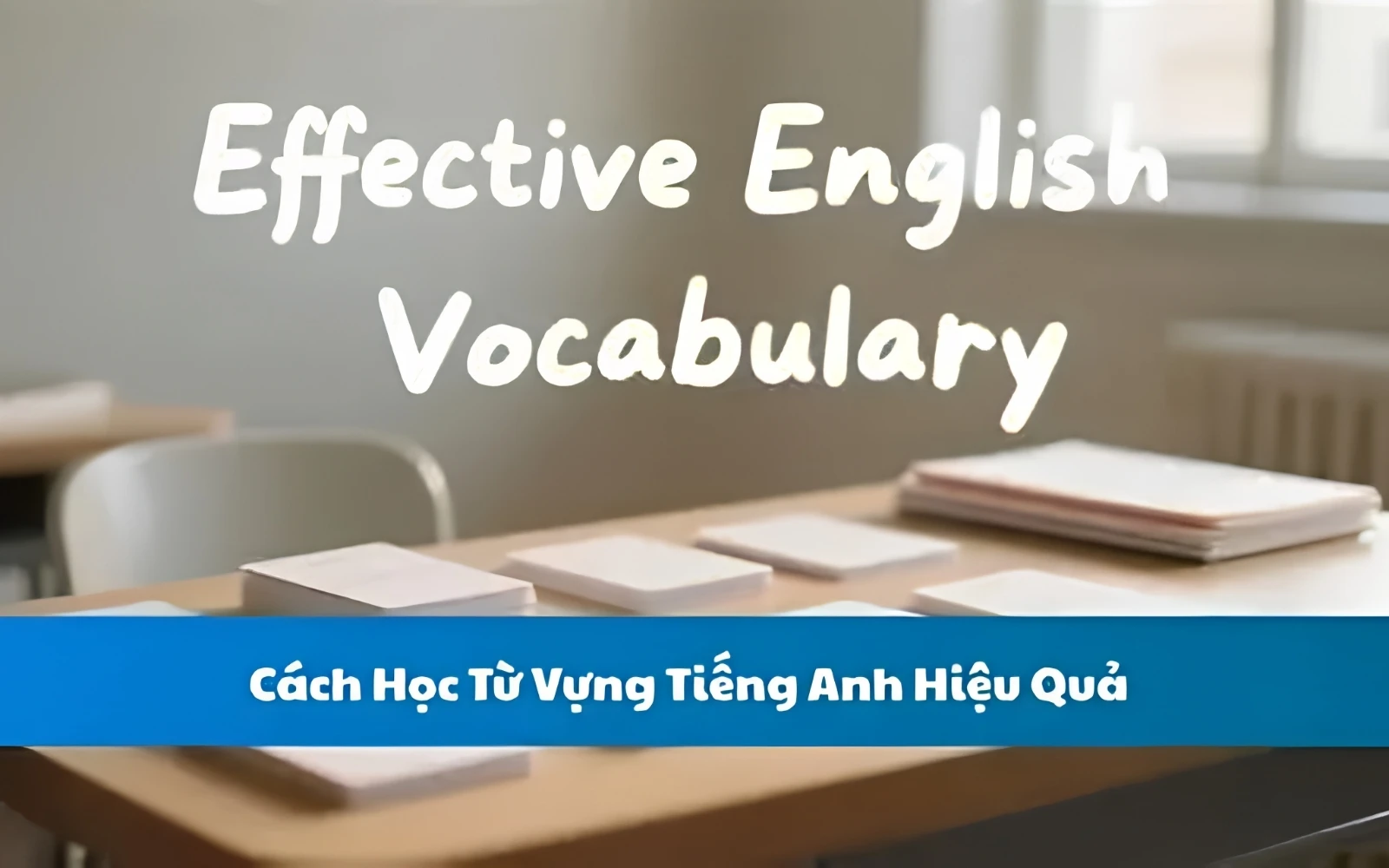 HỌC TỪ VỰNG HIỆU QUẢ – BÍ QUYẾT XÂY DỰNG NỀN TẢNG VỮNG CHẮC KHI HỌC NGOẠI NGỮ